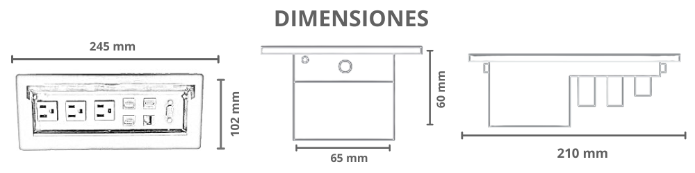 Panel de Conectores DK-01