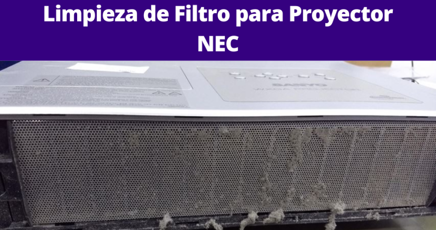 Limpieza de Filtro para Proyector NEC (1)